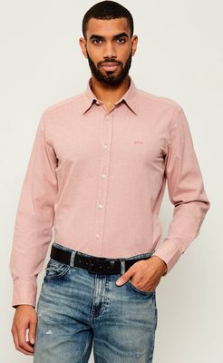 Koszula męska na wiosnę BOSS ORANGE ze sklepu: Gomez Fashion Store w kategorii: Koszule męskie - zdjęcie 874714-BD9-10338_BO254M000010842