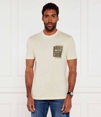 T-shirt męski casual BOSS ORANGE ze sklepu: Gomez Fashion Store w kategorii: T-shirty męskie - zdjęcie 874714-BD9-10338_BO254M000051767