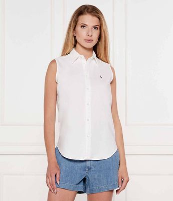Koszula damska letnia casual Polo Ralph Lauren ze sklepu: Gomez Fashion Store w kategorii: Koszule damskie - zdjęcie 874714-BD9-10338_PR252W000033B65