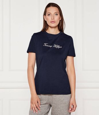 Bluzka damska elegancka Tommy Hilfiger ze sklepu: Gomez Fashion Store w kategorii: Bluzki damskie - zdjęcie 874714-BD9-10338_TH254W000019F71