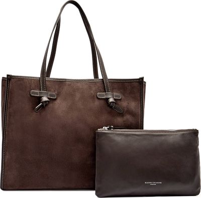 Shopper bag elegancka GIANNI CHIARINI ze sklepu: Gomez Fashion Store w kategorii: Torby Shopper bag - zdjęcie 874714-BD9-10338_GH254W000030076