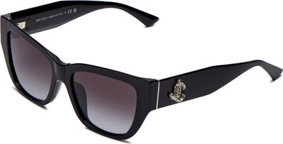 Okulary przeciwsłoneczne damskie w sportowym stylu Jimmy Choo ze sklepu: Gomez Fashion Store w kategorii: Okulary przeciwsłoneczne damskie - zdjęcie 874714-BD9-10338_JI252W000007807