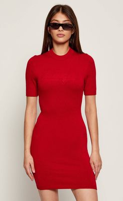Hugo Blue - Sukienka na wiosnę ze sklepu: Gomez Fashion Store w kategorii: Sukienki - zdjęcie 874714-BD9-10338_BJ254W000011601
