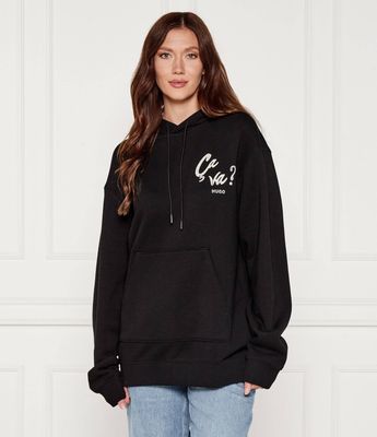 Bluza damska na jesień HUGO ze sklepu: Gomez Fashion Store w kategorii: Bluzy damskie - zdjęcie 874714-BD9-10338_BU254W000054001