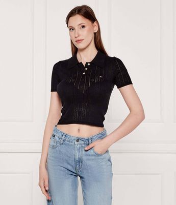 Tommy Jeans - Bluzka damska na wiosnę ze sklepu: Gomez Fashion Store w kategorii: Bluzki damskie - zdjęcie 874714-BD9-10338_TM254W000022D44