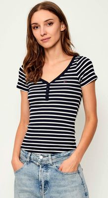 Bluzka damska na wiosnę Tommy Jeans ze sklepu: Gomez Fashion Store w kategorii: Bluzki damskie - zdjęcie 874714-BD9-10338_TM254W000028E26