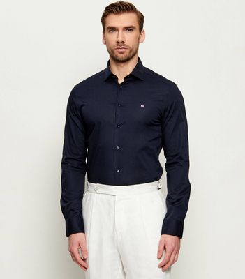 Koszula męska na wiosnę casual Tommy Hilfiger ze sklepu: Gomez Fashion Store w kategorii: Koszule męskie - zdjęcie 874714-BD9-10338_TH254M000029F23