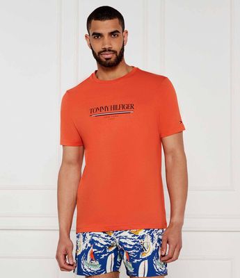 T-shirt męski młodzieżowy Tommy Hilfiger ze sklepu: Gomez Fashion Store w kategorii: T-shirty męskie - zdjęcie 874714-BD9-10338_TH254M000037Z31