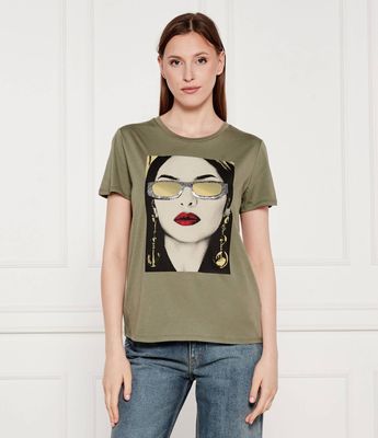 Bluzka damska na wiosnę młodzieżowa Guess ze sklepu: Gomez Fashion Store w kategorii: Bluzki damskie - zdjęcie 874714-BD9-10338_GJ254W000019831