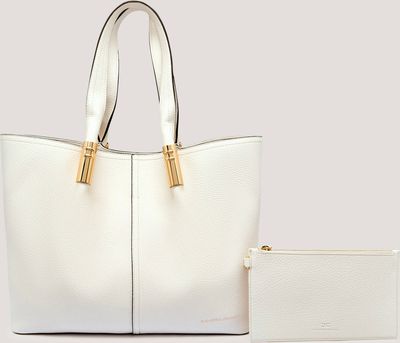 Shopper bag Elisabetta Franchi ze sklepu: Gomez Fashion Store w kategorii: Torby Shopper bag - zdjęcie 874714-BD9-10338_EF254W000010A47