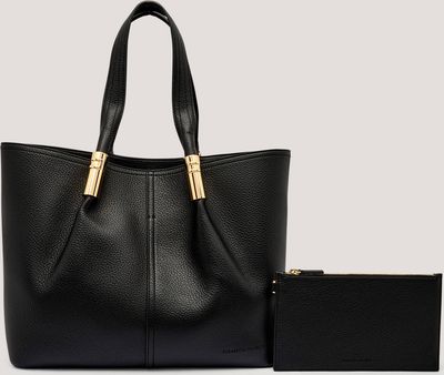 Elisabetta Franchi - Shopper bag elegancka ze sklepu: Gomez Fashion Store w kategorii: Torby Shopper bag - zdjęcie 874714-BD9-10338_EF254W000010110