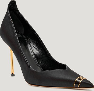 Czółenka jesienne casual Elisabetta Franchi ze sklepu: Gomez Fashion Store w kategorii: Czółenka - zdjęcie 874714-BD9-10338_EF254W000044110