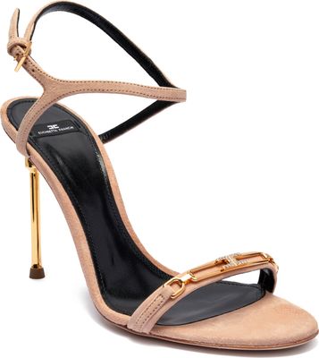 Sandały damskie na wiosnę Elisabetta Franchi ze sklepu: Gomez Fashion Store w kategorii: Sandały damskie - zdjęcie 874714-BD9-10338_EF254W000054A58