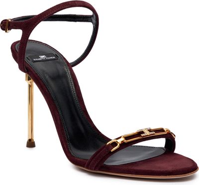 Sandały damskie casual Elisabetta Franchi ze sklepu: Gomez Fashion Store w kategorii: Sandały damskie - zdjęcie 874714-BD9-10338_EF254W000054A46