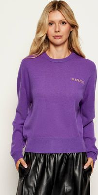 Sweter damski elegancki Pinko ze sklepu: Gomez Fashion Store w kategorii: Swetry damskie - zdjęcie 874714-BD9-10338_PI254W000135D61