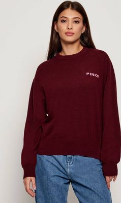 Pinko - Sweter damski elegancki ze sklepu: Gomez Fashion Store w kategorii: Swetry damskie - zdjęcie 874714-BD9-10338_PI254W000135D62