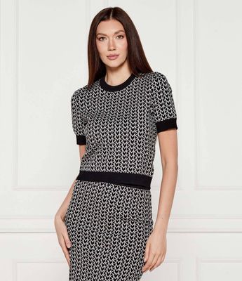 Sweter damski młodzieżowy Michael Kors ze sklepu: Gomez Fashion Store w kategorii: Swetry damskie - zdjęcie 874714-BD9-10338_MK254W000079173