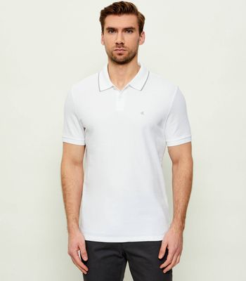 T-shirt męski na lato Calvin Klein ze sklepu: Gomez Fashion Store w kategorii: T-shirty męskie - zdjęcie 874714-BD9-10338_CK254M000015257