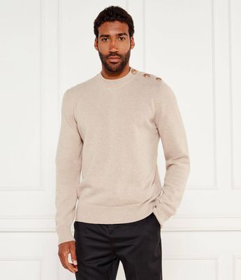 Sweter męski na zimę BALMAIN ze sklepu: Gomez Fashion Store w kategorii: Swetry męskie - zdjęcie 874714-BD9-10338_BA254M000011112