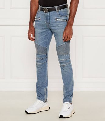 Jeansy męskie w miejskim stylu BALMAIN ze sklepu: Gomez Fashion Store w kategorii: Jeansy męskie - zdjęcie 874714-BD9-10338_BA254M000015114