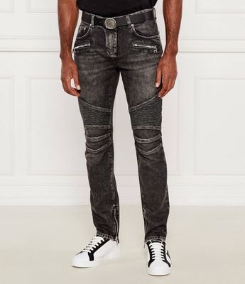 BALMAIN - Jeansy męskie na wiosnę na jesień ze sklepu: Gomez Fashion Store w kategorii: Jeansy męskie - zdjęcie 874714-BD9-10338_BA254M000016115
