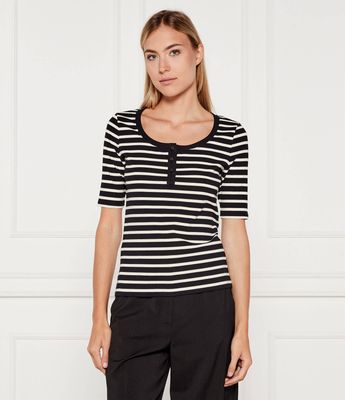 Bluzka damska wiosenna LAUREN RALPH LAUREN ze sklepu: Gomez Fashion Store w kategorii: Bluzki damskie - zdjęcie 874714-BD9-10338_RL254W00004135N