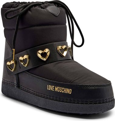 Śniegowce damskie eleganckie Love Moschino ze sklepu: Gomez Fashion Store w kategorii: Śniegowce damskie - zdjęcie 874714-BD9-10338_LM254W000038001