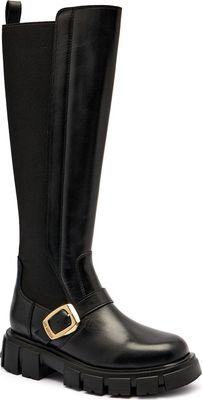Kozaki damskie eleganckie Love Moschino ze sklepu: Gomez Fashion Store w kategorii: Kozaki damskie - zdjęcie 874714-BD9-10338_LM254W000039000
