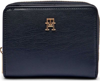 Tommy Hilfiger - Portfel damski elegancki ze sklepu: Gomez Fashion Store w kategorii: Portfele damskie - zdjęcie 874714-BD9-10338_TH255W000026287