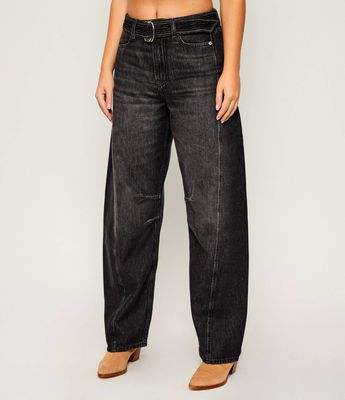 Jeansy damskie na lato BOSS ORANGE ze sklepu: Gomez Fashion Store w kategorii: Jeansy damskie - zdjęcie 874714-BD9-10338_BO255W000016001