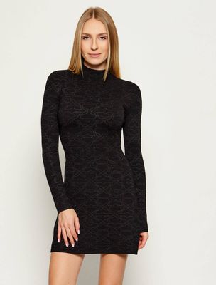 Sukienka jesienna HUGO ze sklepu: Gomez Fashion Store w kategorii: Sukienki - zdjęcie 874714-BD9-10338_BU255W000120968
