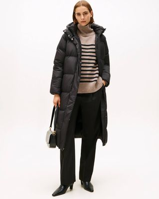 Płaszcz damski jesienny Tommy Hilfiger ze sklepu: Gomez Fashion Store w kategorii: Płaszcze damskie - zdjęcie 874714-BD9-10338_TH255W000223D12