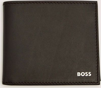 Portfel męski na zimę BOSS BLACK ze sklepu: Gomez Fashion Store w kategorii: Portfele męskie - zdjęcie 874714-BD9-10338_BB255M000063203
