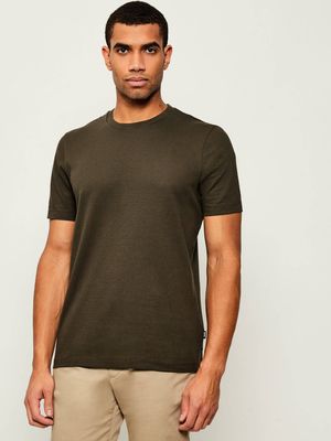 BOSS BLACK - T-shirt męski ze sklepu: Gomez Fashion Store w kategorii: T-shirty męskie - zdjęcie 874714-BD9-10338_BB255M000160342