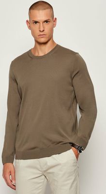 Sweter męski klasyczny BOSS BLACK ze sklepu: Gomez Fashion Store w kategorii: Swetry męskie - zdjęcie 874714-BD9-10338_BB255M000161245