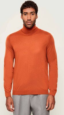 BOSS BLACK - Sweter męski casual klasyczny ze sklepu: Gomez Fashion Store w kategorii: Swetry męskie - zdjęcie 874714-BD9-10338_BB255M000162809