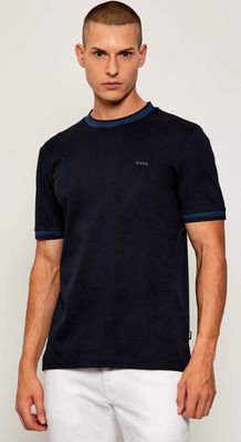 BOSS BLACK - T-shirt męski casual ze sklepu: Gomez Fashion Store w kategorii: T-shirty męskie - zdjęcie 874714-BD9-10338_BB255M000198405
