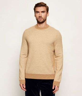 Sweter męski BOSS BLACK ze sklepu: Gomez Fashion Store w kategorii: Swetry męskie - zdjęcie 874714-BD9-10338_BB255M000251260