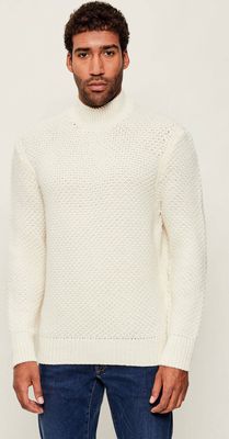 Sweter męski klasyczny BOSS BLACK ze sklepu: Gomez Fashion Store w kategorii: Swetry męskie - zdjęcie 874714-BD9-10338_BB255M000255131