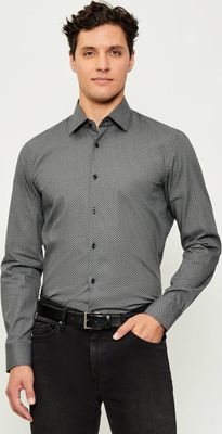 Koszula męska casual na jesień BOSS BLACK ze sklepu: Gomez Fashion Store w kategorii: Koszule męskie - zdjęcie 874714-BD9-10338_BB255M000296001
