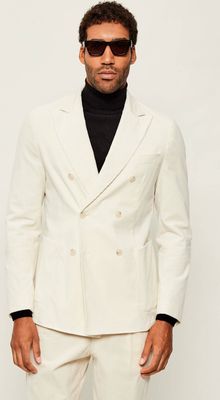 Marynarka męska na wiosnę w stylu klasycznym BOSS BLACK ze sklepu: Gomez Fashion Store w kategorii: Marynarki męskie - zdjęcie 874714-BD9-10338_BB255M000311131