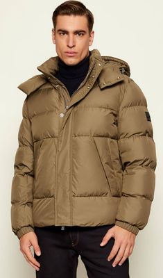 BOSS BLACK - Kurtka męska klasyczny ze sklepu: Gomez Fashion Store w kategorii: Kurtki męskie - zdjęcie 874714-BD9-10338_BB255M000313245