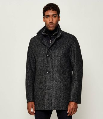 Płaszcz męski BOSS BLACK ze sklepu: Gomez Fashion Store w kategorii: Płaszcze męskie - zdjęcie 874714-BD9-10338_BB255M000315001