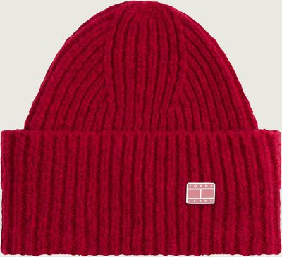 Czapka zimowa damska casual Tommy Jeans ze sklepu: Gomez Fashion Store w kategorii: Czapki zimowe damskie - zdjęcie 874714-BD9-10338_TM255W000072Z90