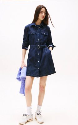 Sukienka na wiosnę Tommy Jeans ze sklepu: Gomez Fashion Store w kategorii: Sukienki - zdjęcie 874714-BD9-10338_TM255W000086D75