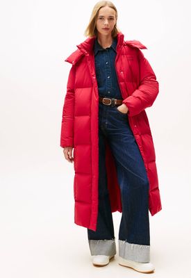 Tommy Jeans - Płaszcz damski ze sklepu: Gomez Fashion Store w kategorii: Płaszcze damskie - zdjęcie 874714-BD9-10338_TM255W000114Z90