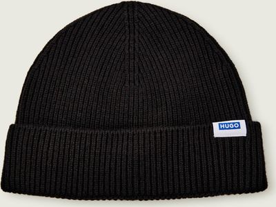 Czapka zimowa męska casual Hugo Blue ze sklepu: Gomez Fashion Store w kategorii: Czapki zimowe męskie - zdjęcie 874714-BD9-10338_BJ255M000039001