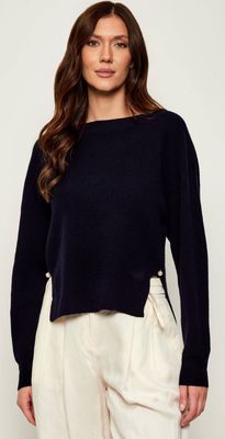Sweter damski na zimę Liu Jo ze sklepu: Gomez Fashion Store w kategorii: Swetry damskie - zdjęcie 874714-BD9-10338_LC254W000082548