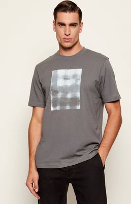 T-shirt męski casual BOSS ORANGE ze sklepu: Gomez Fashion Store w kategorii: T-shirty męskie - zdjęcie 874714-BD9-10338_BO255M000076062