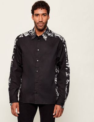 Koszula męska w stylu młodzieżowym Versace Jeans Couture ze sklepu: Gomez Fashion Store w kategorii: Koszule męskie - zdjęcie 874714-BD9-10338_VR255M000049899